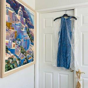 Brand New Beautiful Blue "Ocean" Dress by Ramy Brook